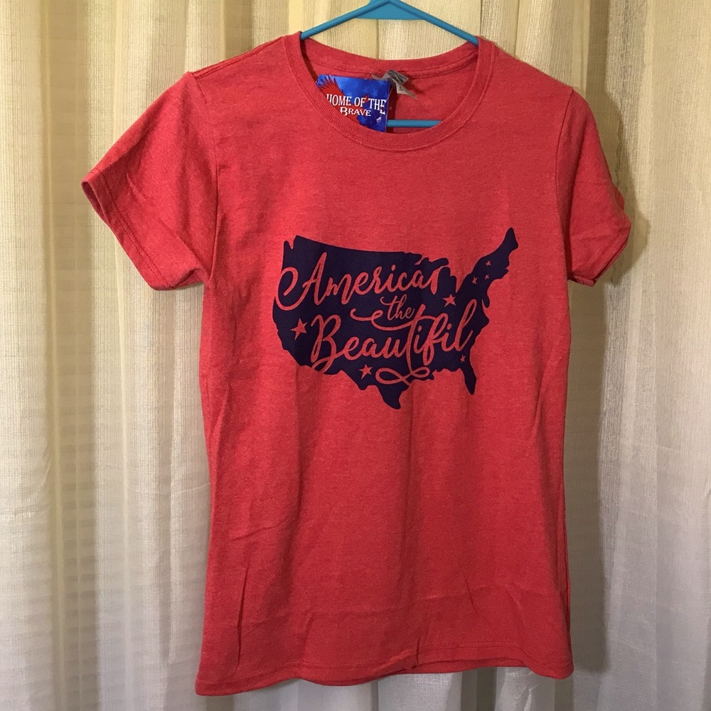 ✅🆕America the beautiful T-shirt size small